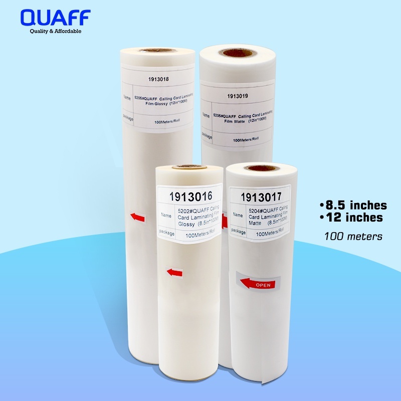 Jual Plastik Laminating Panas Roll Mic Cm X M Matte Glossy Quaff Brand Untuk Mesin