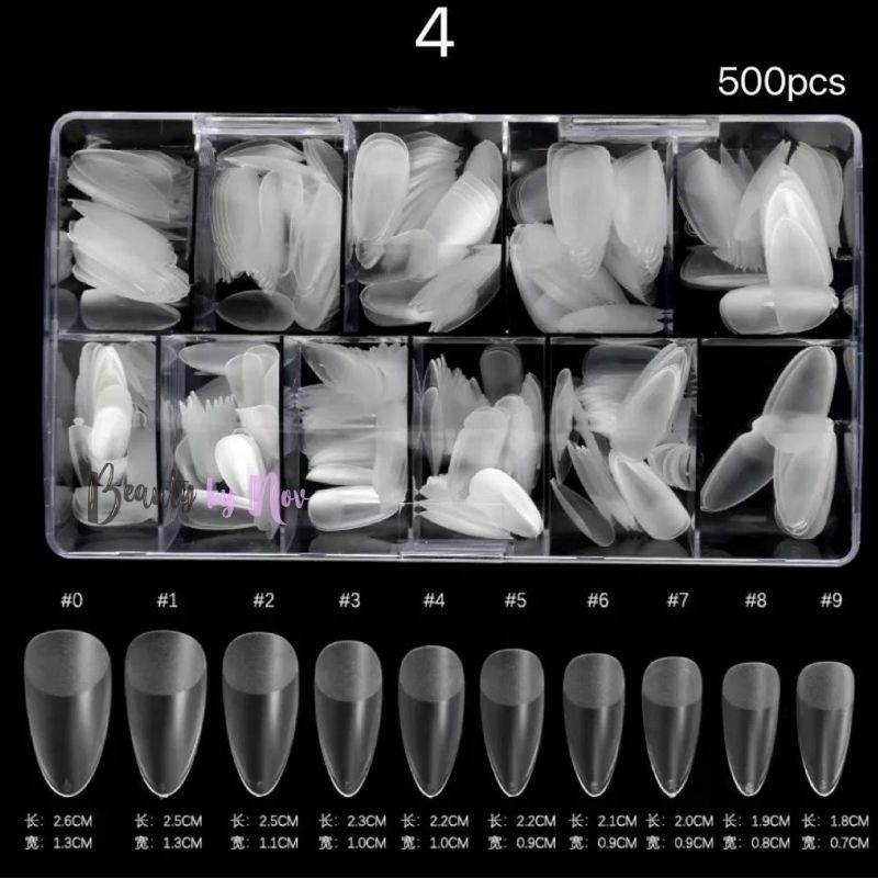 Jual 500 PCS NAIL TIPS EXPRESS Extension Kuku Sambung Full Cover