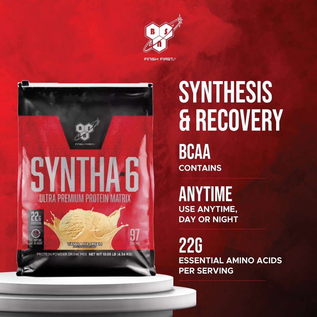 Jual BSN Syntha 6 Vanilla 10 Lb | Shopee Indonesia
