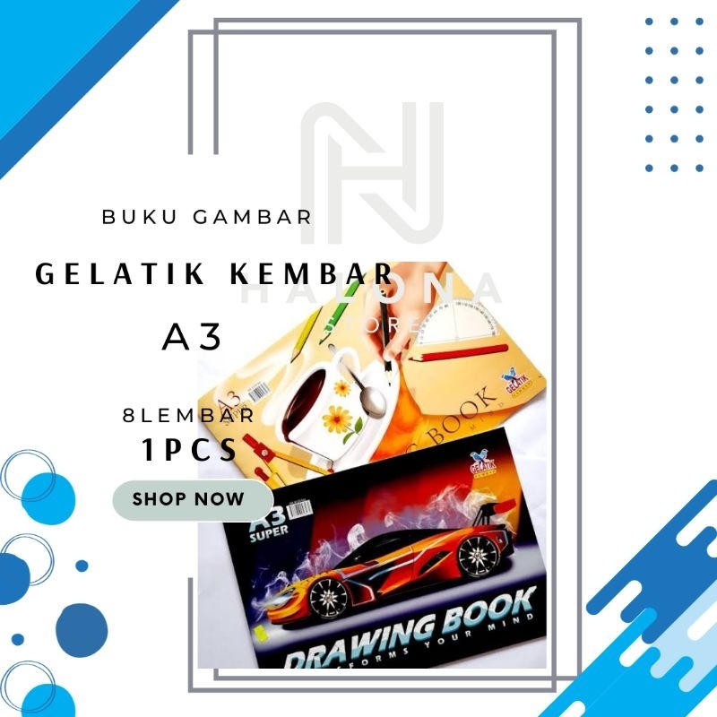 Jual 1pcs Buku Gambar A3 Gelatik Kembar Shopee Indonesia