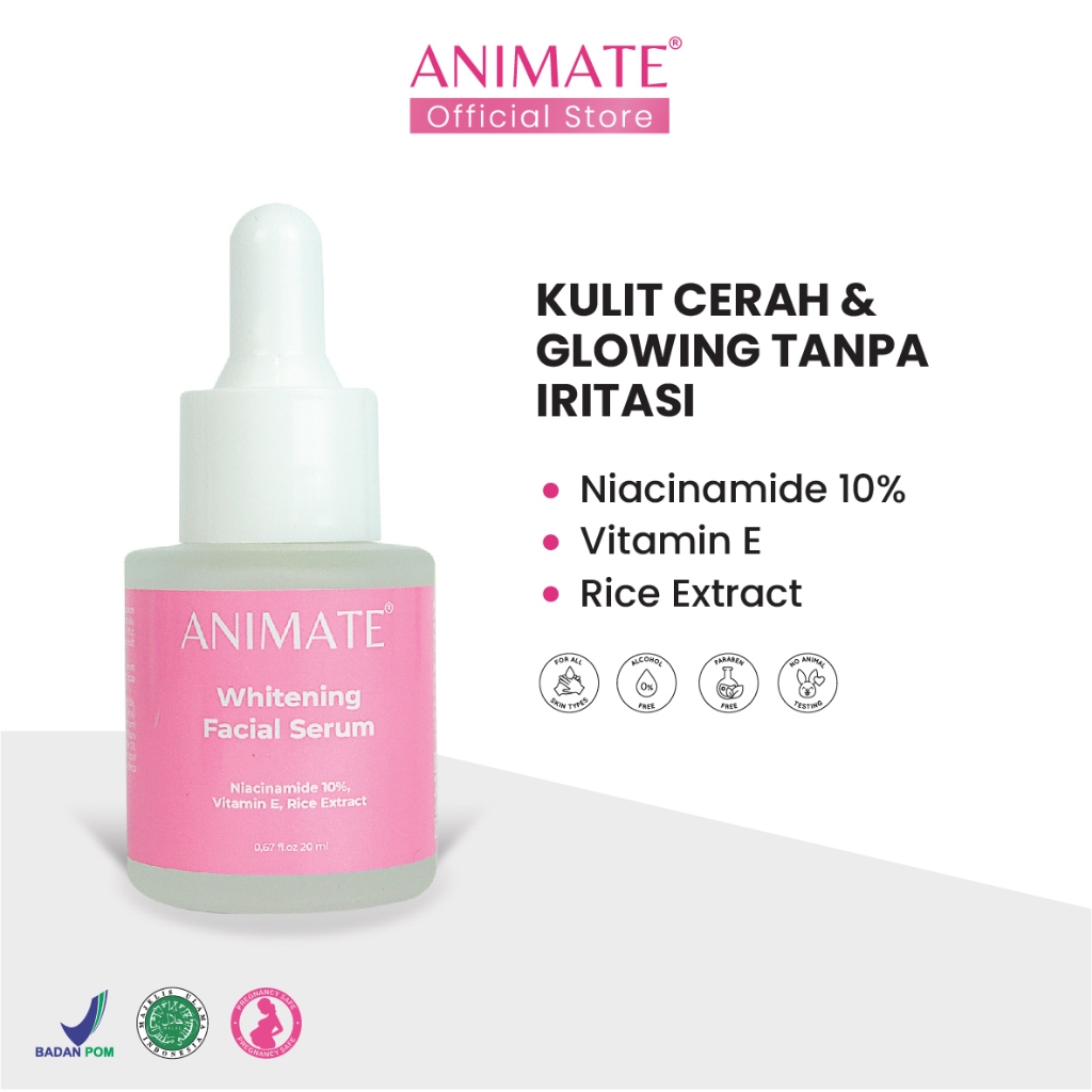 Jual Animate Whitening Facial Serum 20ml | Shopee Indonesia