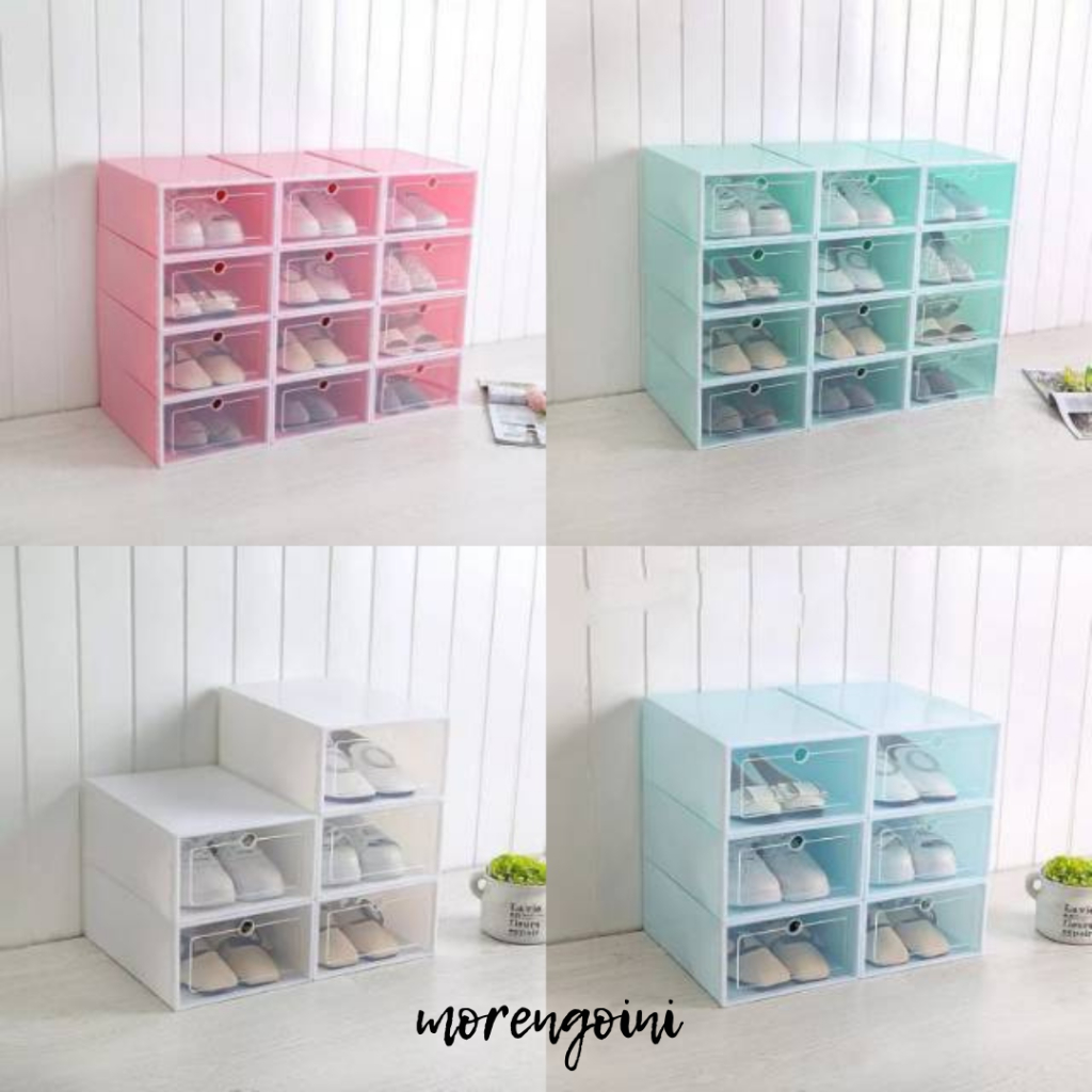 Jual 《Penjualan Terbaik》Kotak Sepatu Lipat Serbaguna / Tempat ...