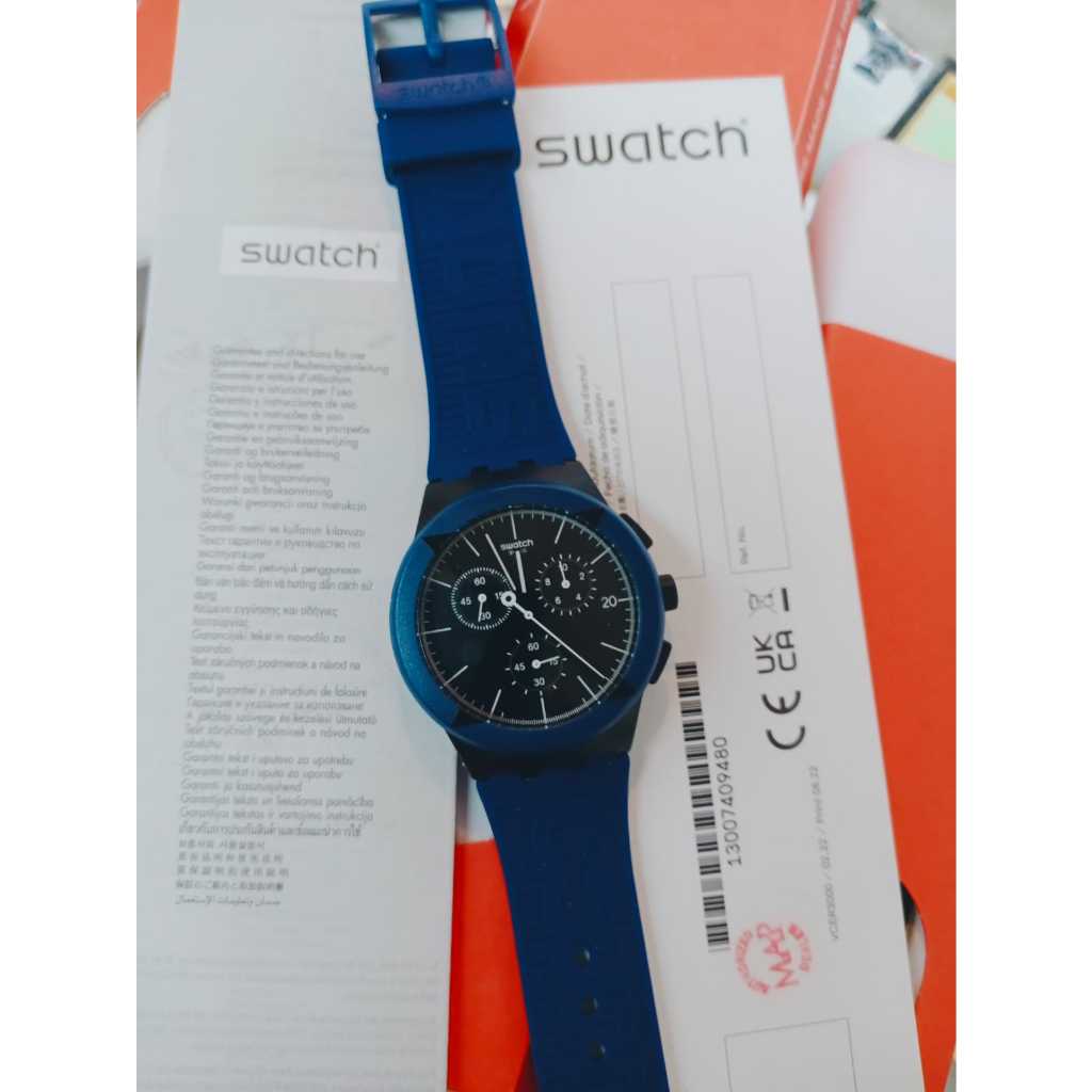 Jual JAM TANGAN SWATCH X DISTRICT BLUE SUSB418 SUSB 418 ORIGINAL