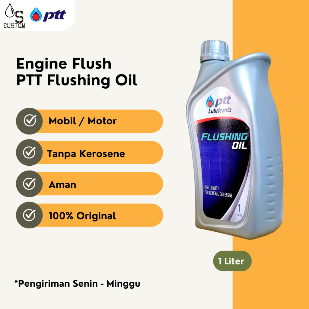 Jual Engine Flush PTT Flushing Oil 1 Liter | Shopee Indonesia