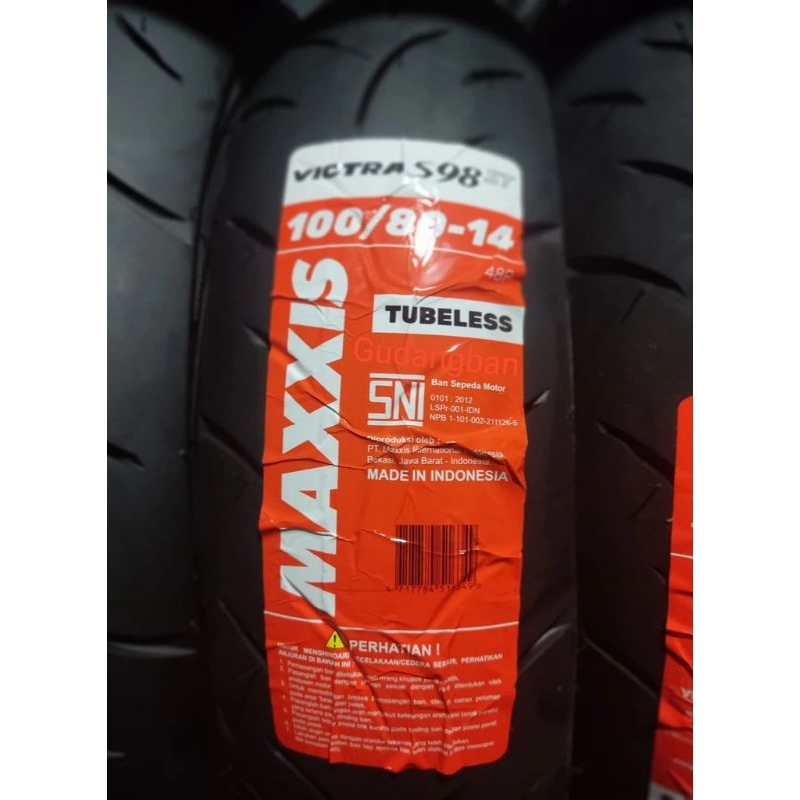 Jual Ban Motor Matic Ring Maxxis Victra S St Pentil Tubelles Shopee Indonesia