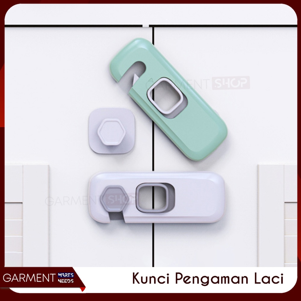 Jual PENGALA Pengaman Laci Pengunci Pintu Lemari Baju Kulkas