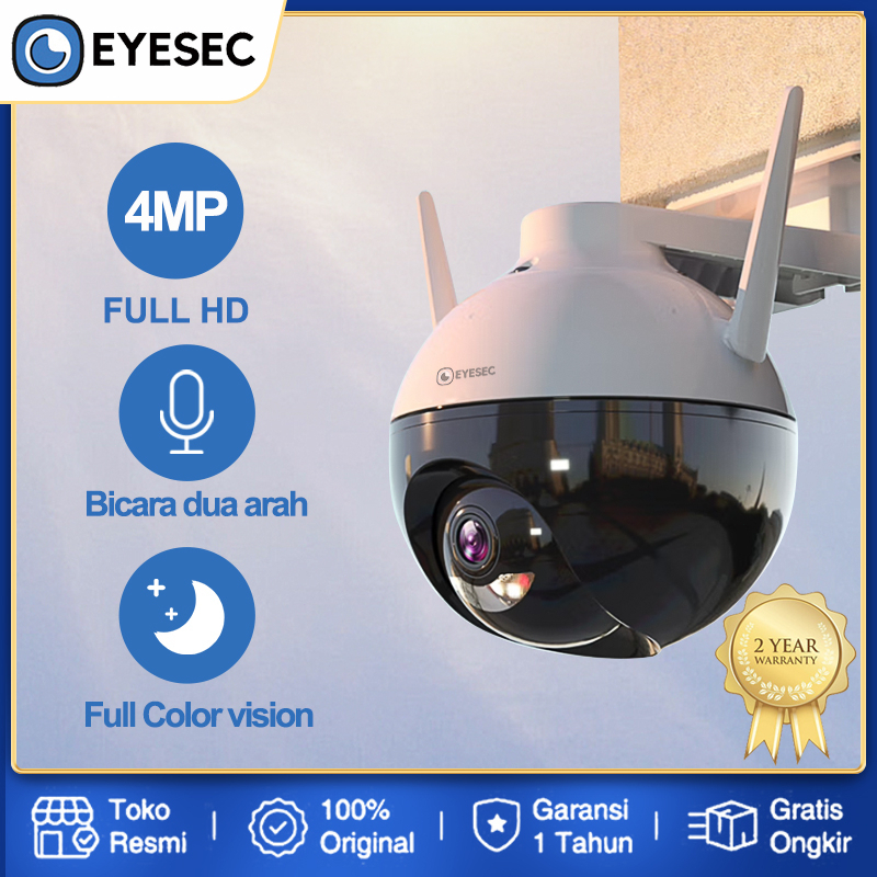 Jual EYESEC CCTV WIFI 4MP FHD Oudoor IP Camera CCTV WIFI Waterproof ...