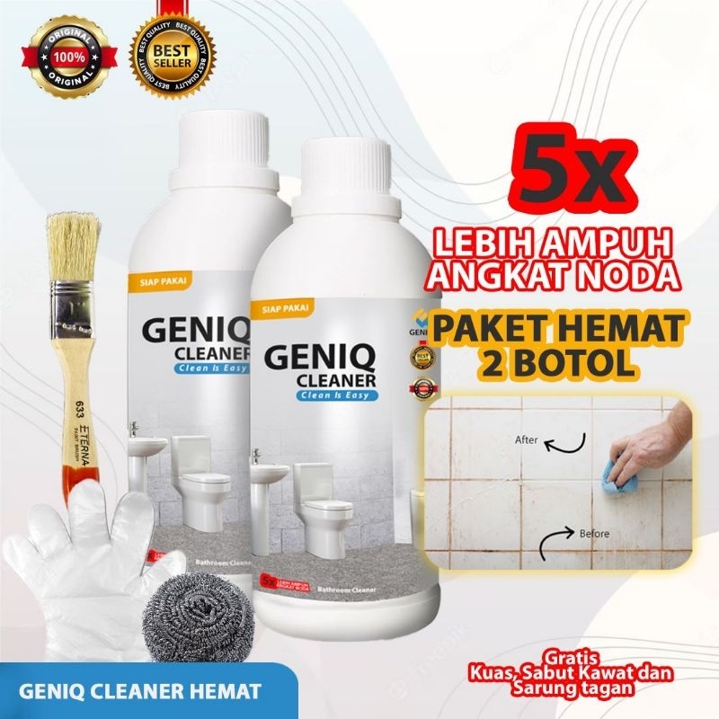 Jual Geniq Cleaner Cairan Pembersih Kerak Noda Wc Toilet Kloset Keramik