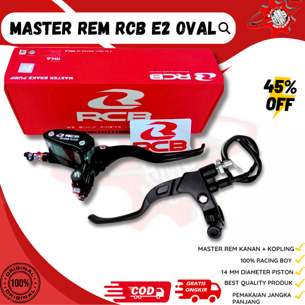 Jual Master Rem Rcb Oval E Set Kiri Kopling Set Kopling Rcb E Shopee Indonesia