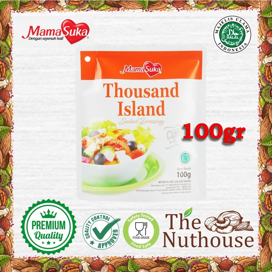 Jual MamaSuka Salad Dressing Thousand Island 100gr [HALAL] Shopee
