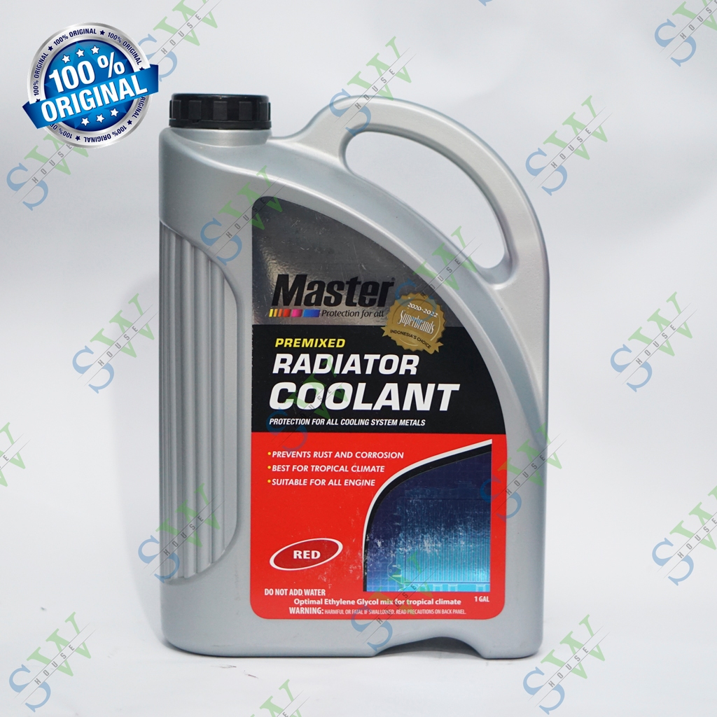 Jual Radiator Coolant Master 4L / Air Radiator Master | Shopee Indonesia