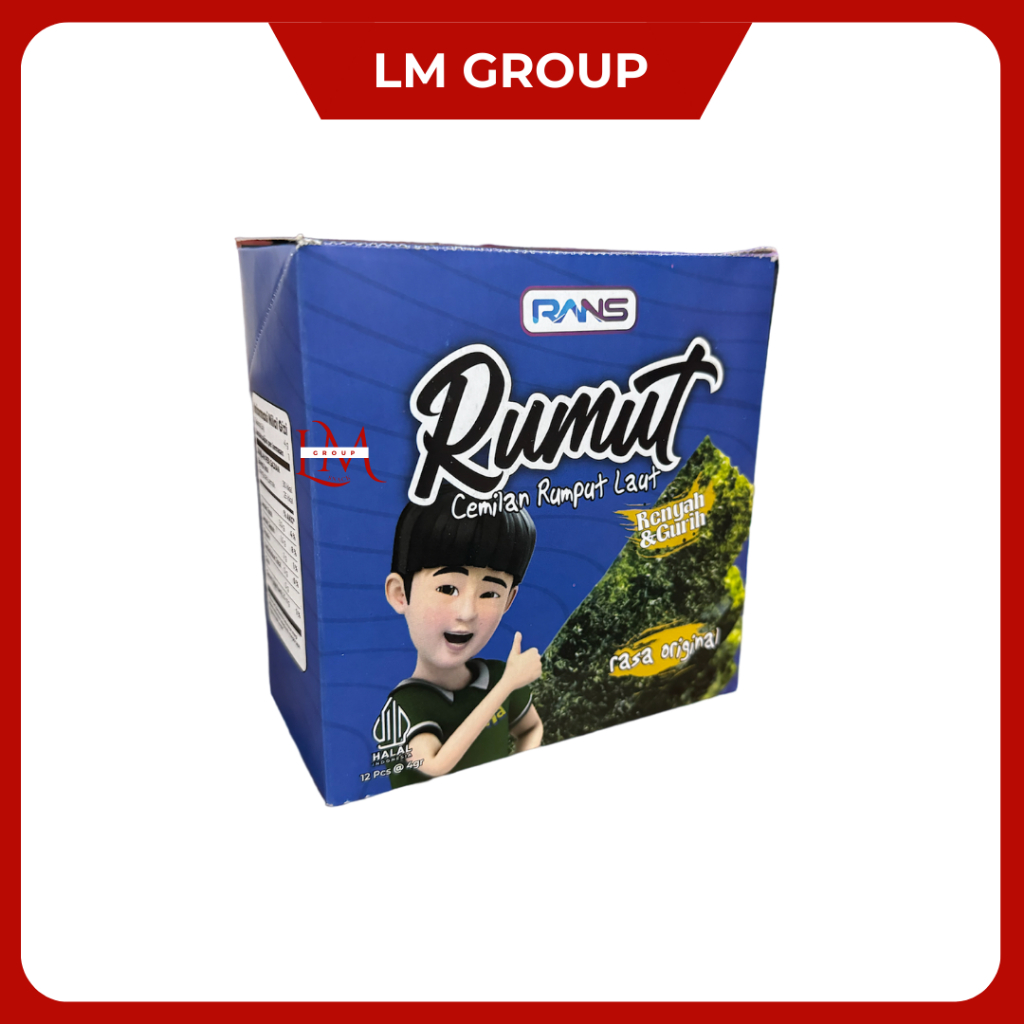 Jual RANS Rumut Nori Cemilan Rumput Laut 1 Pack Isi 12 pcs | Shopee ...