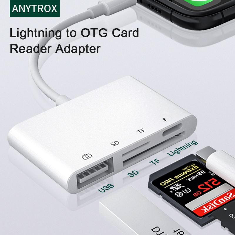 Jual Anytrox Lightn Ng To Usb3 Camera Adapteri Phone I Pad To Otg Card Readerhubi Pad Usb 3 6756