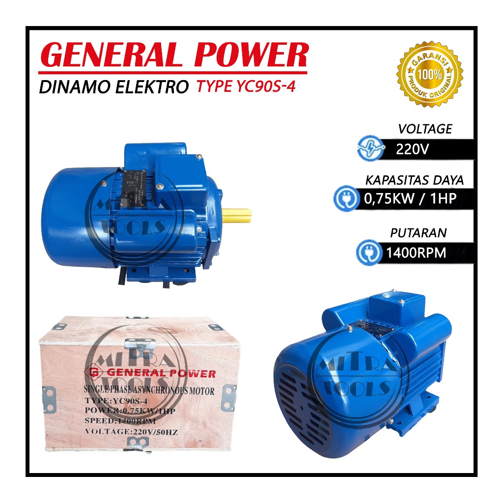 Jual General Power Dinamo Elektro Hp Phole Mesin Penggerak Dinamo Electro Motor Phase