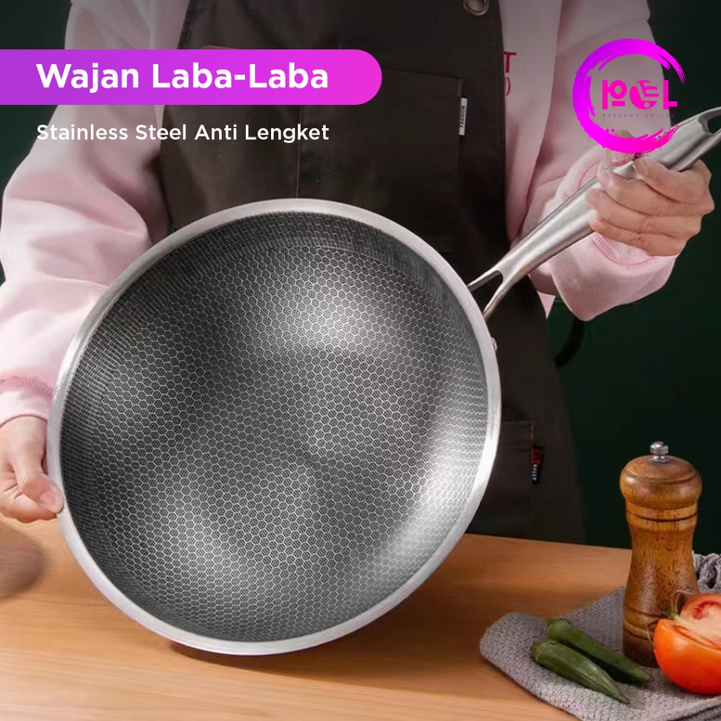 Jual Pol Cod Wajan Anti Lengket Fry Pan Cm Wajan Laba Teflon