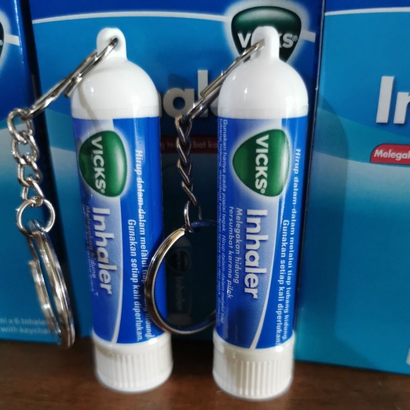 Vicks Inhaler Nasal Stick 0.5ml Set of 4 (Key Chain Included) Exp: 07-2024