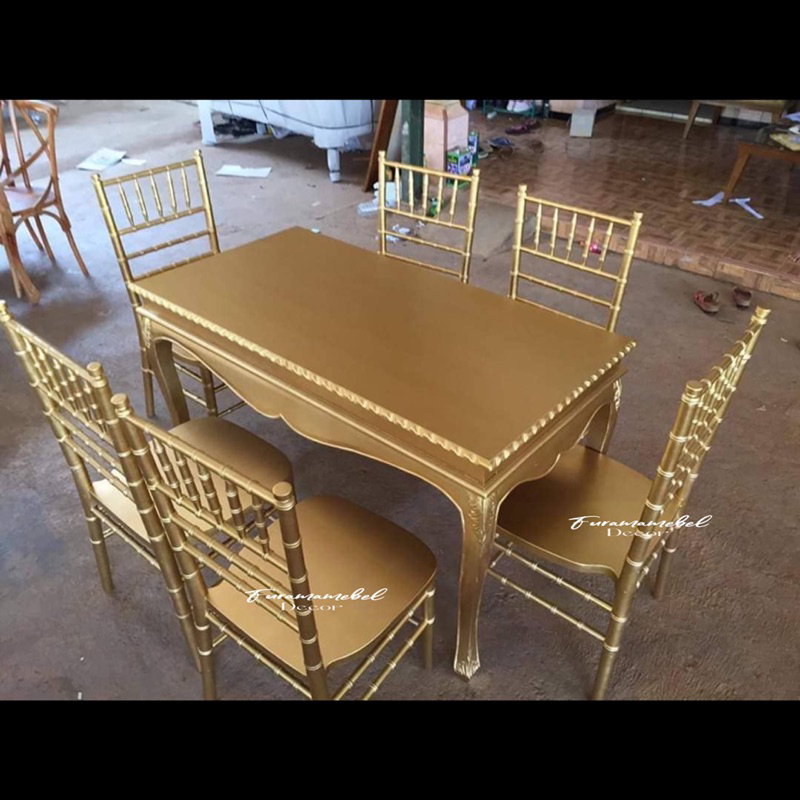 Jual Meja Akad Nikah Plus Kursi Tiffany Meja Akad Set Meja Akad Kayu