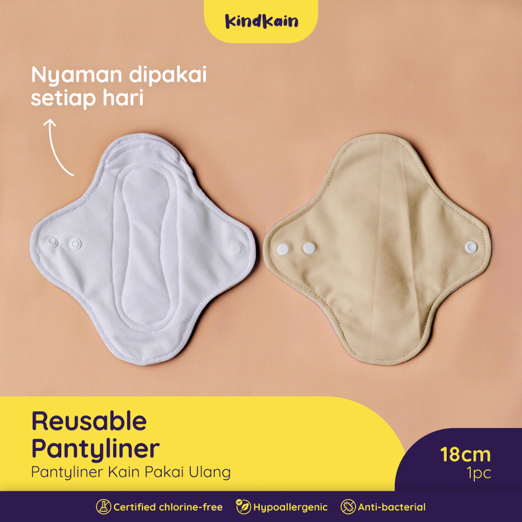 Jual Kindkain Pembalut Kain Wanita Cuci Pakai Ulang Menstrual Pad