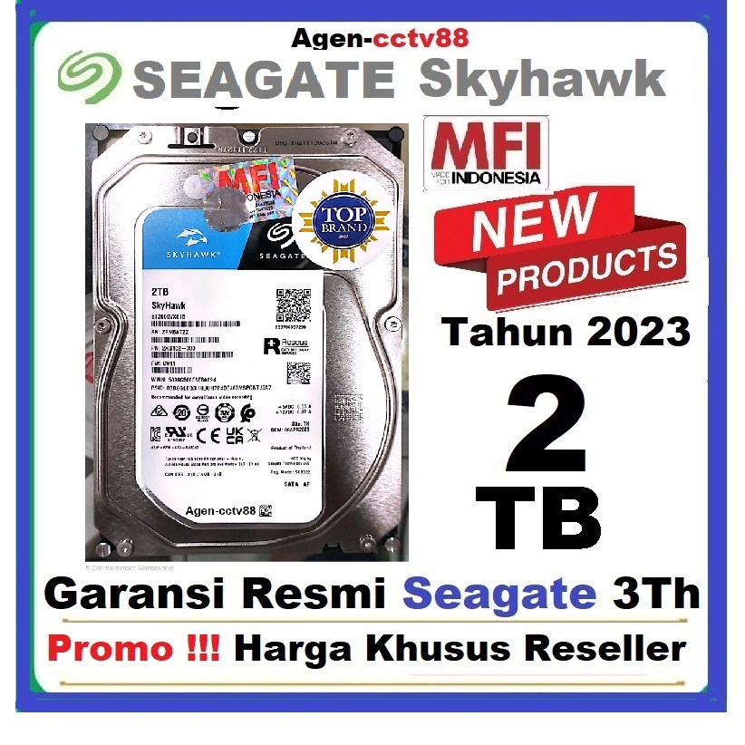 Jual Harddisk Hardisk Hdd Cctv Seagate Skyhawk Tb Mfi Original