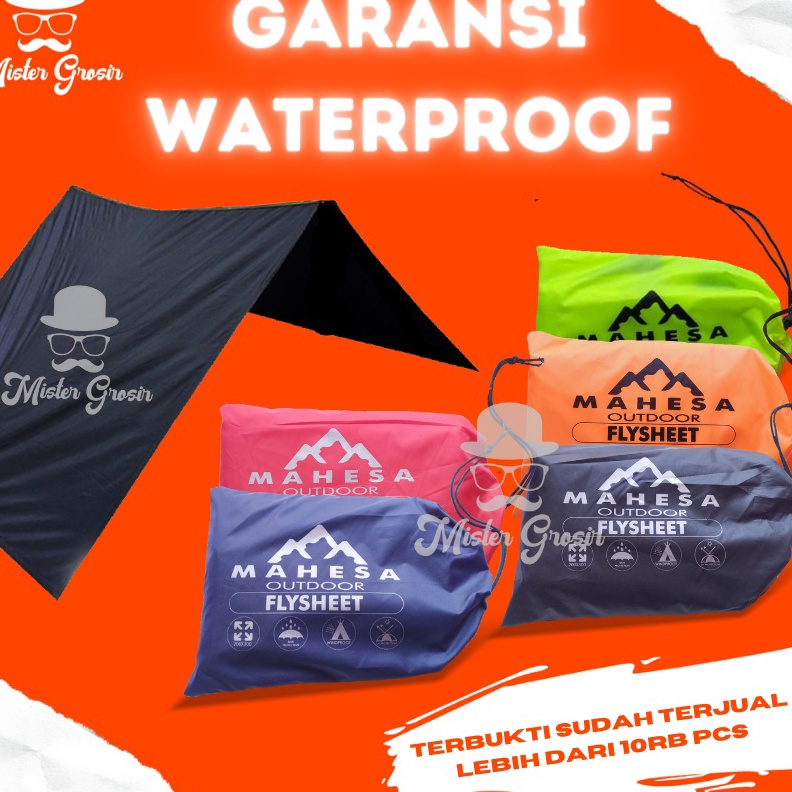 Jual Promo Mahesa Outdoor Outer Tarptent Flysheet 4x3 Waterproof