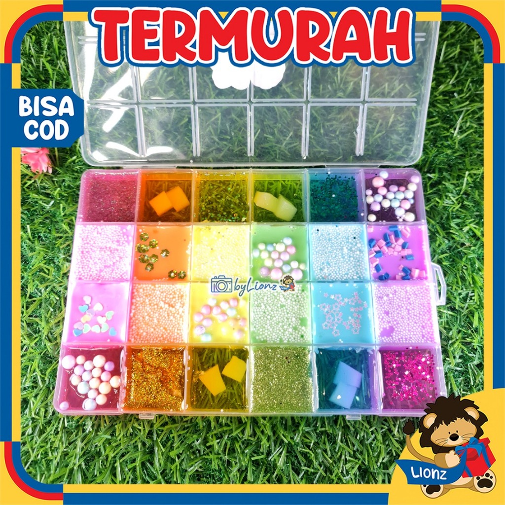 Jual Slime Pallet Original dan Clear Slime 24 grid by Lionz.idn ...