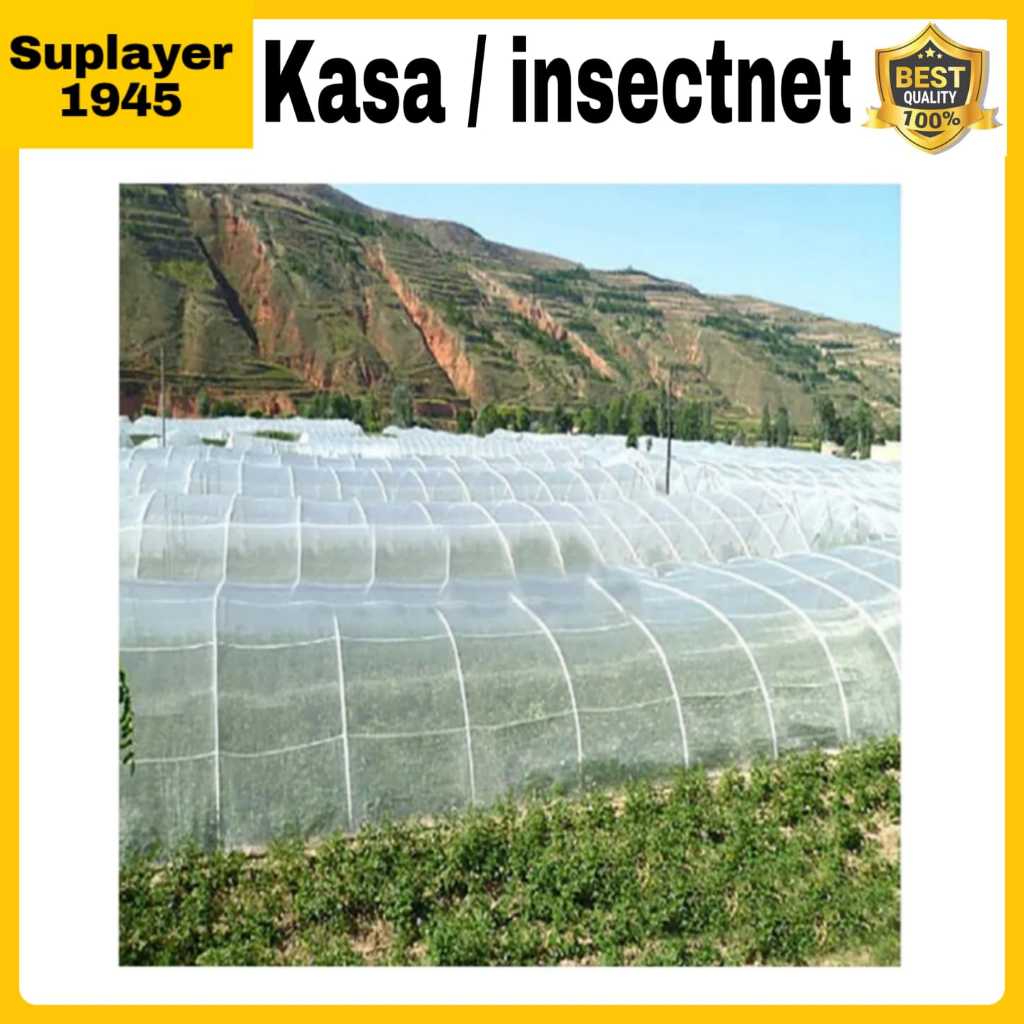 Jual KASA INSECT NET ( PUTIH ) BSF PENGAMAN PROYEK TAMBAK ( LEBAR 3 ...