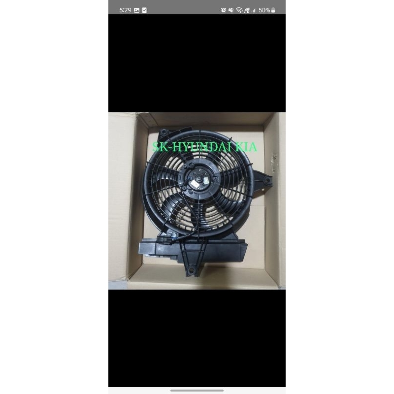 Jual FAN ASSY COOLING CONDENSOR EXTRA FAN AC HYUNDAI SANTAFE LAMA (SM ...