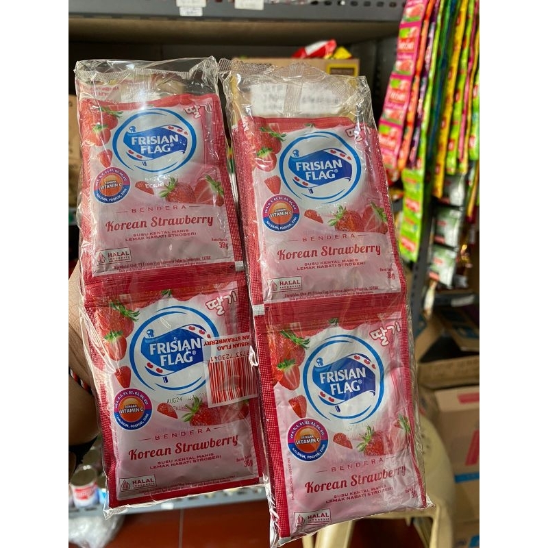 Jual SKM FRISIAN FLAG KOREAN STRAWBERRY MILK | Shopee Indonesia