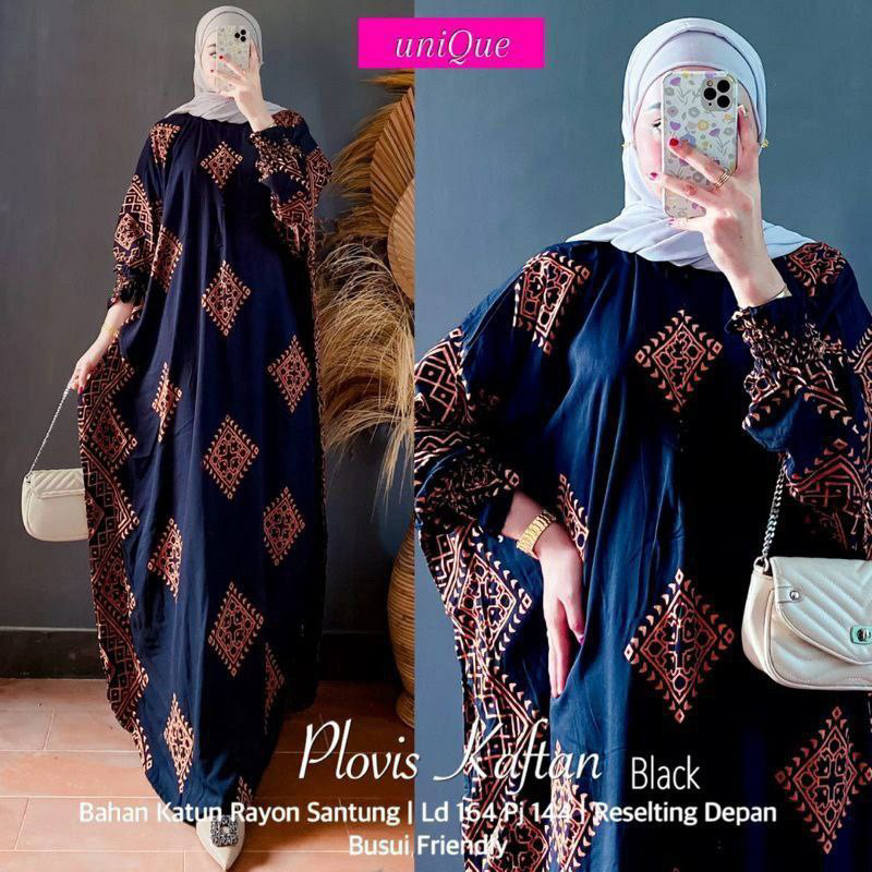 Jual (GROSIR KLAMBI) Riyana Kaftan Rayon Paula Kaftan Bara Kaftan ...