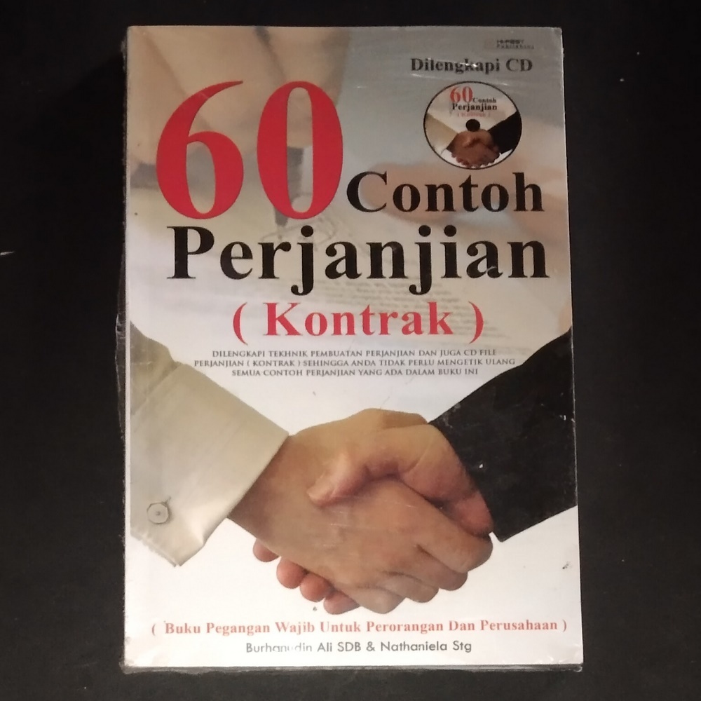 Jual Buku Hukum 60 Contoh Perjanjian Kontrak Shopee Indonesia