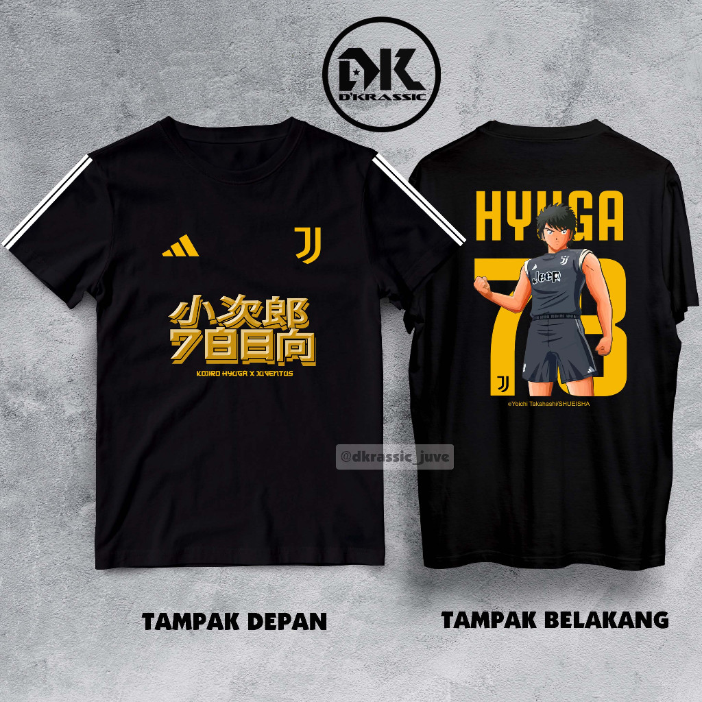 Jual Kaos Tshirt Baju Pria Combed S Juve Juventus X Hyuga New