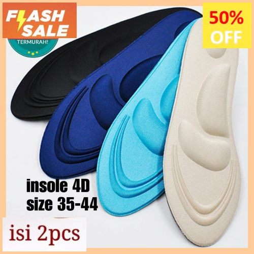 Jual Insole Sepatu Busa 4D 5D sol Ganjalan Alas Tambahan Dalam Wanita ...