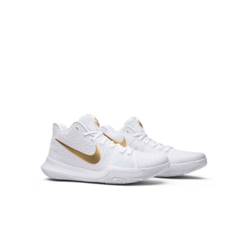 Jual NIKE KYRIE 3 FINALS WHITE GOLD Shopee Indonesia