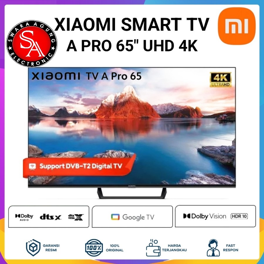 Jual Led UHD 4K Android TV 65 Inch Xiaomi Type: 65 A PRO (Medan) Google ...