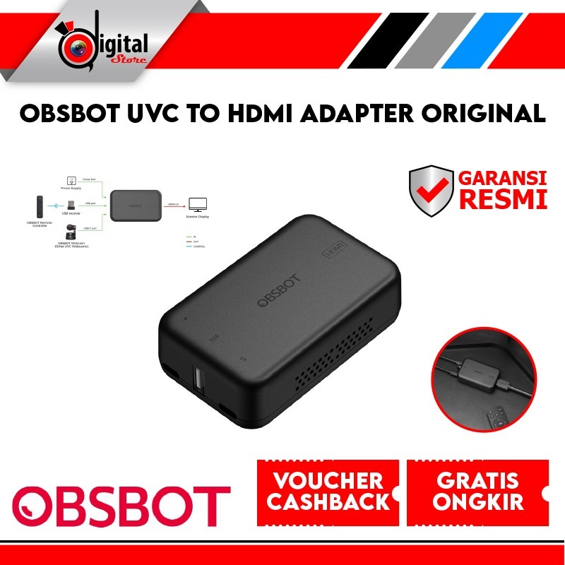 Jual OBSBOT UVC to HDMI Adapter Original - Obsbot Original | Shopee ...