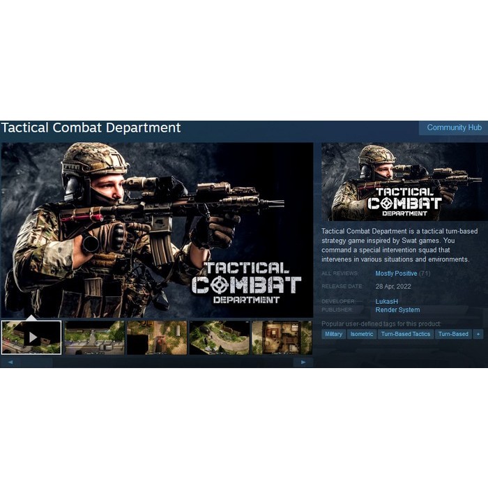 Jual ET77 GAME-106 DVD MASTER GAME PC KOMPUTER Tactical Combat Department