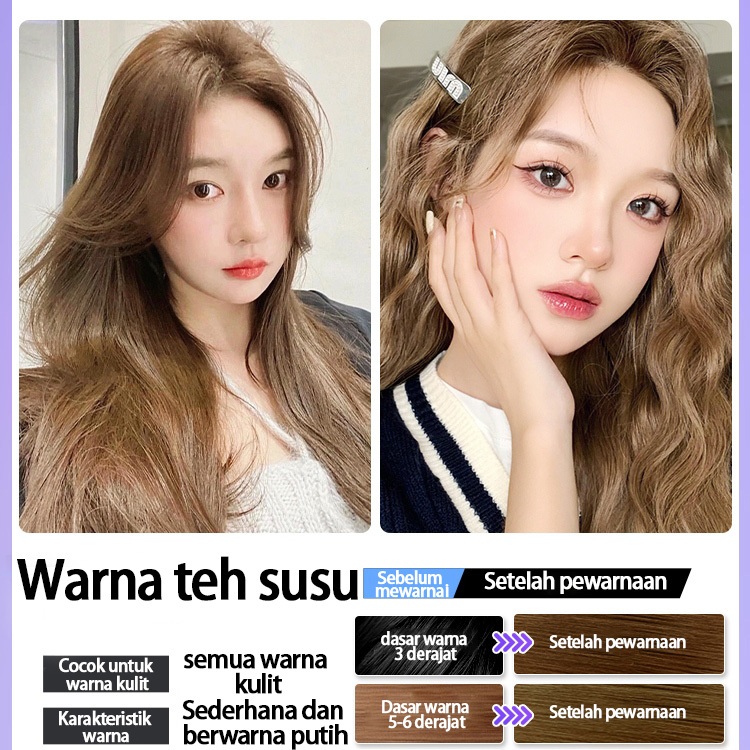 Jual JIAYING Hair color pewarna rambut Cat rambut Semir rambut 6-Color ...