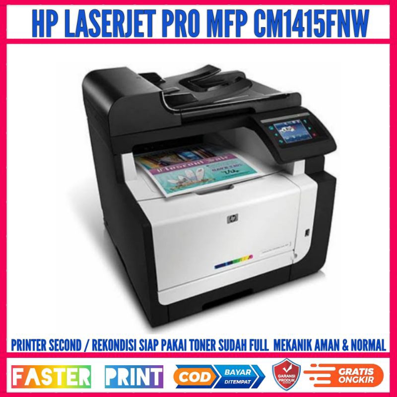 Jual Hp LaserJet Pro CM1415fnw Color Multifungsi Shopee Indonesia   Id 11134207 7r98q Lol7avjwimwp7f