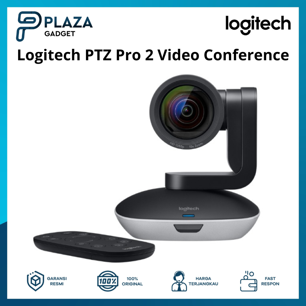 Jual Logitech Ptz Pro 2 Video Conference Camera Webcam Original Garansi Resmi 2 Tahun Shopee