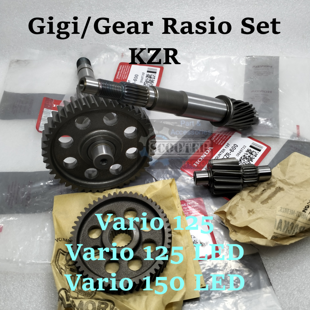 Jual Gigi Gear Rasio Set Kzr Honda Vario Led Led Kualitas