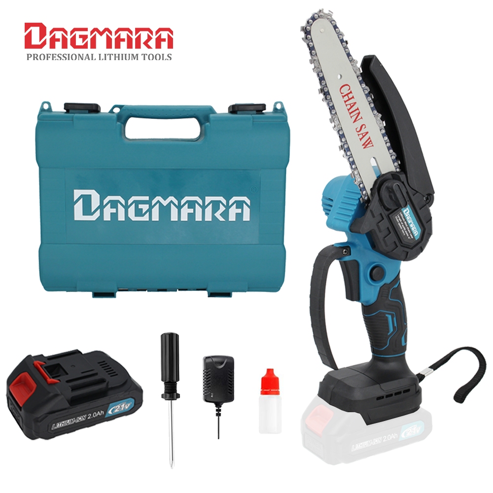 Jual Dagmara Mini Chainsaw,6 Inch Portable Electric Chainsaw Cordless