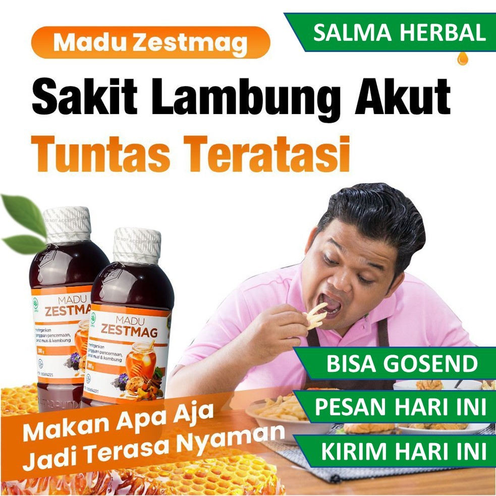 Jual [bisa Cod] Madu Zestmag Asli Original Madu Zetsmag Obat Lambung