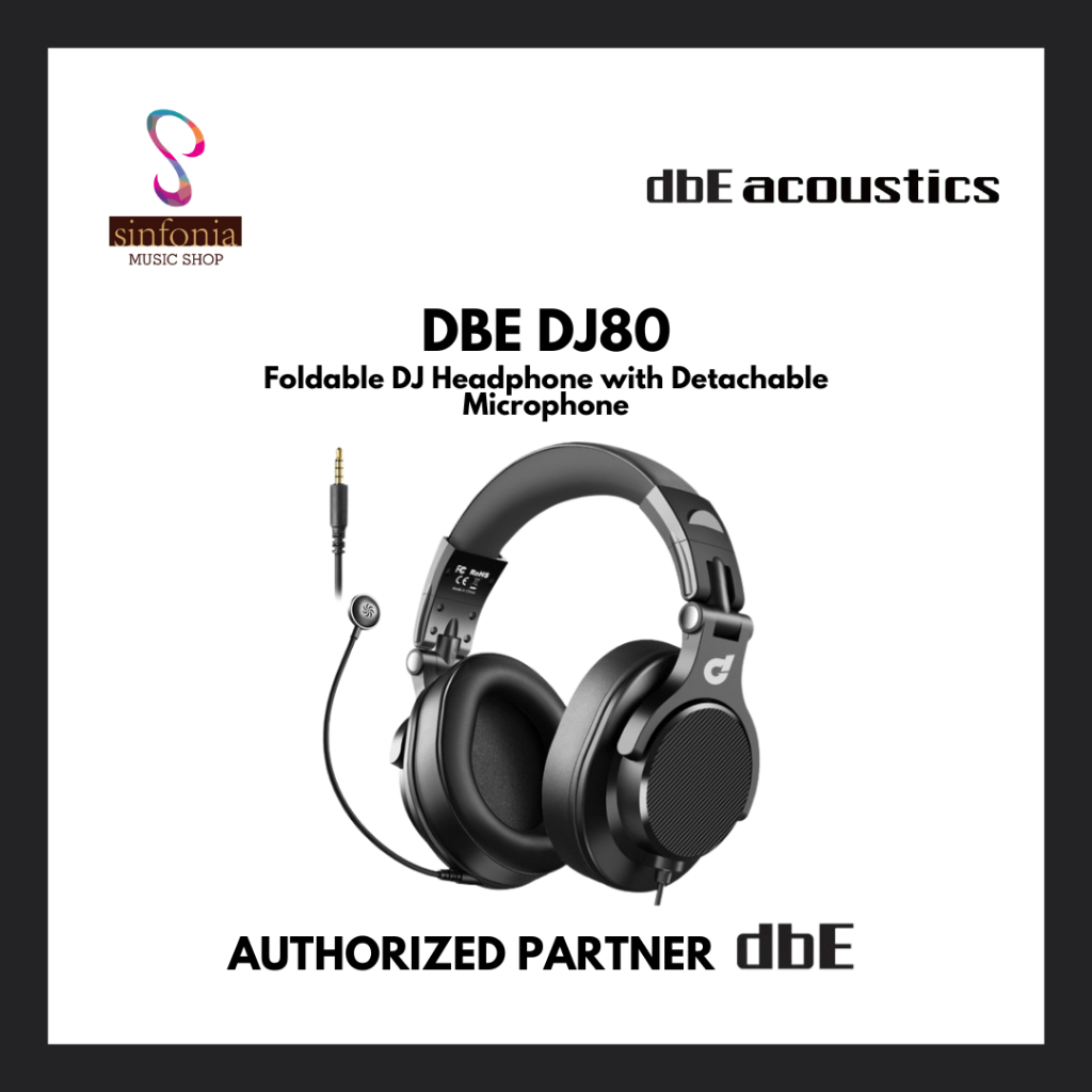 Jual Dbe Dj80 Foldable Dj Headphone With Detachable Microphone Shopee Indonesia 7173