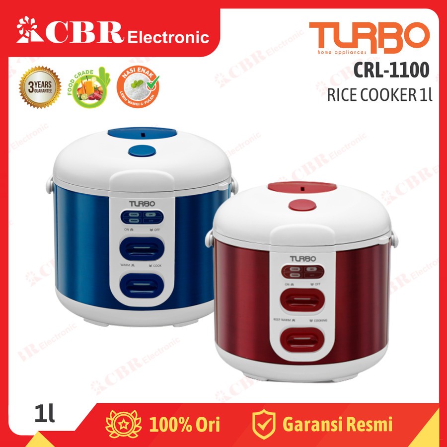 Jual Rice Cooker TURBO CRL 1100 / 1L Shopee Indonesia