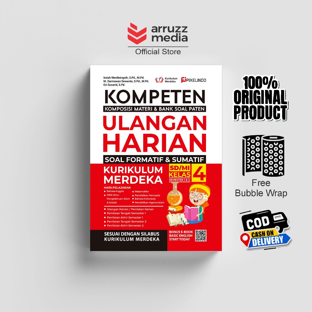 Jual Buku Kompeten Ulangan Harian Kurikulum Merdeka Kelas 4 SD/MI ...
