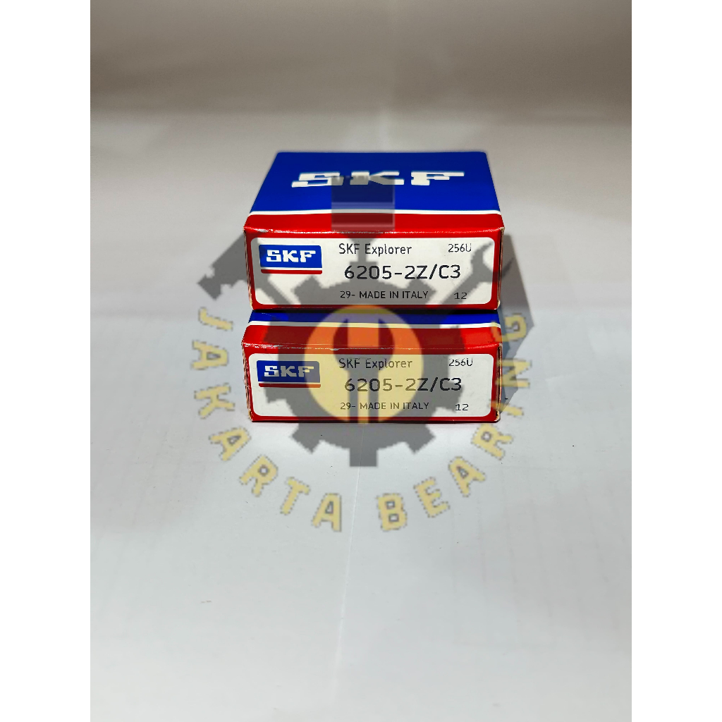 Roulement à Billes SKF 6205-2Z/C3 - Dimensions 25x52x15 Mm - Avec Joints Des Deux Côtés - 10