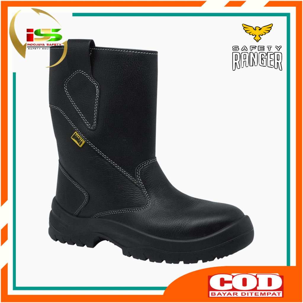Jual Sepatu Safety Ranger Raksasha SR 08 Hitam Safety Shoes Ranger SR08 ...