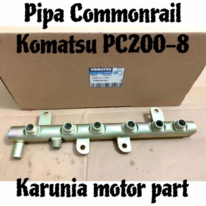 Jual Pipa Commonrail Common Rail Pipa Suling Komatsu PC200-8 PC 200 8 ...