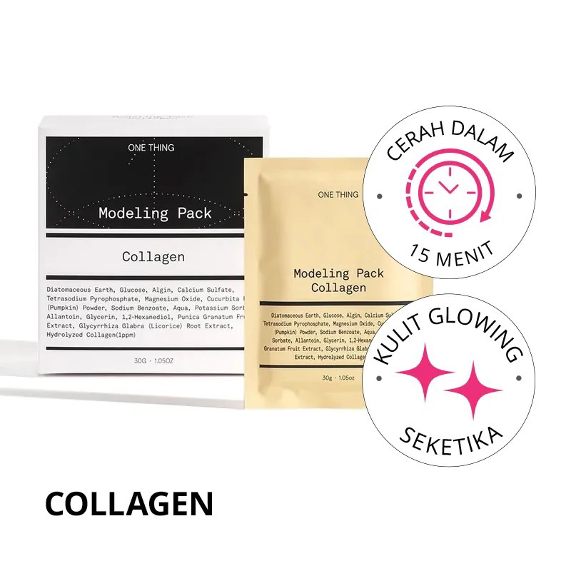 Jual One thing collagen modeling mask 1 pcs | Shopee Indonesia
