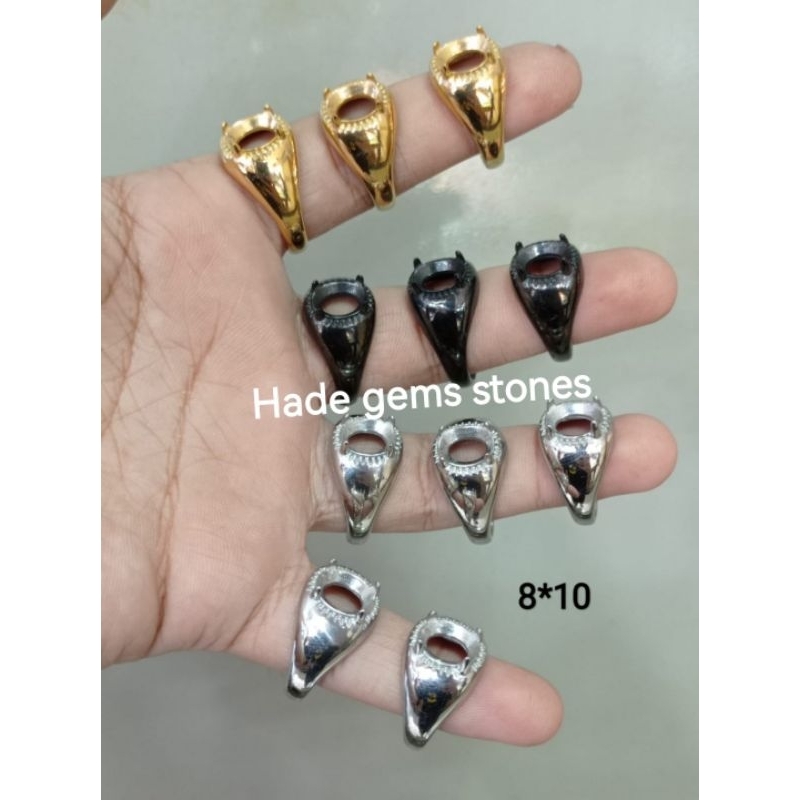 Jual RING EMBAN TITANIUM SUPER MODEL GIGI DIM 8X10 | Shopee Indonesia